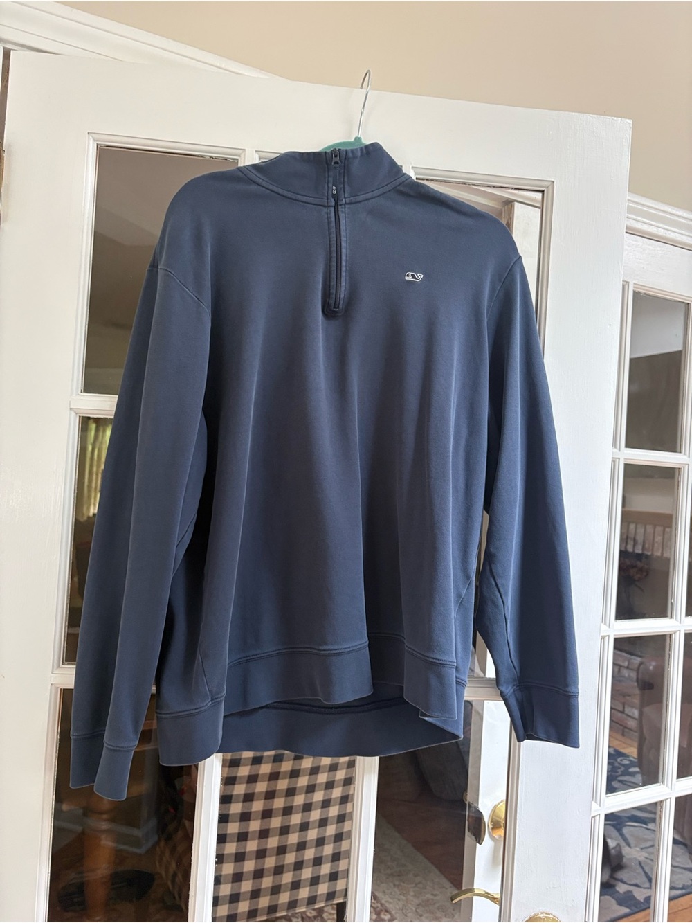 Men's vineyard vines Quarter-Zip Performance Sweater - Slate Blue